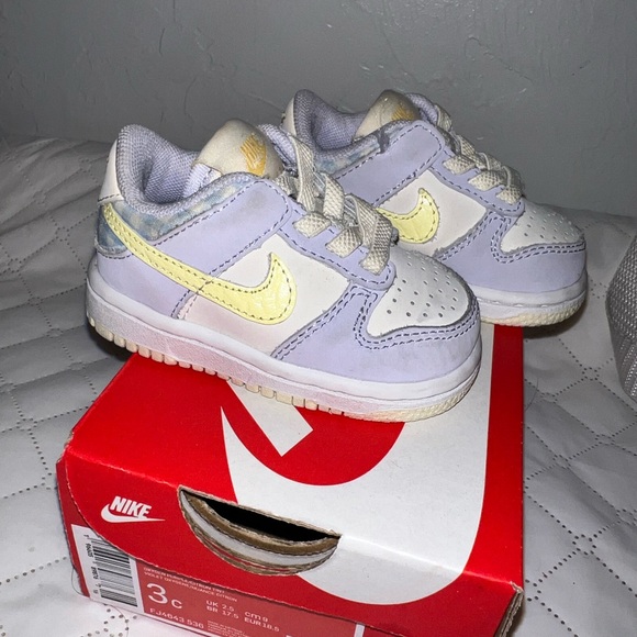 Infant nike dunks 3C, pastel colors - Picture 3 of 4